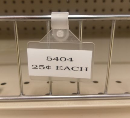 2" FLIP FOLD LABEL HOLDER