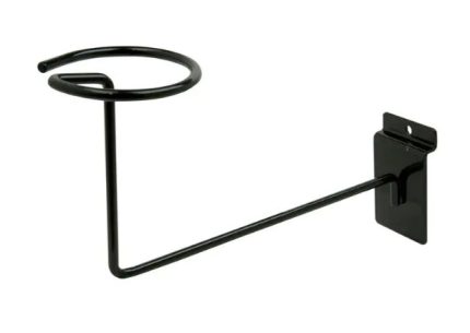 SLATWALL MILLINERY DISPLAY BLACK