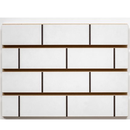 SUBWAY TILE MELAMINE SLATWALL 4’H X 8’L