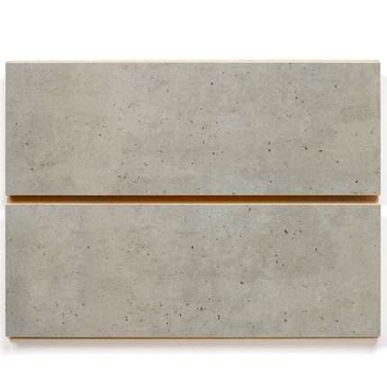CONCRETE LEADEN MELAMINE SLATWALL 4’H X 8’L