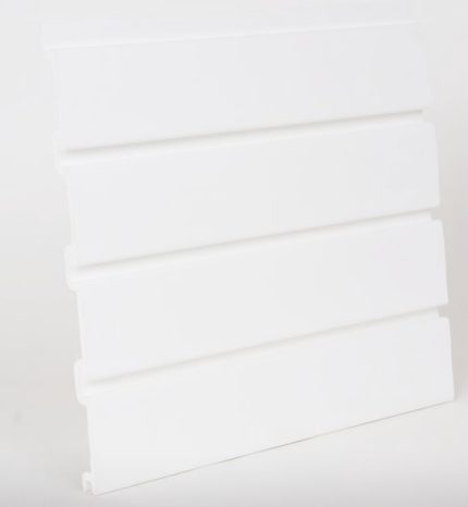 WHITE PVC SLATWALL 12X48