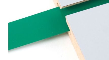 VINYL SLATWALL INSERT GREEN