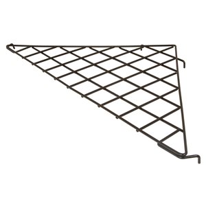 TRIANGULAR GRIDWALL SHELF BLACK