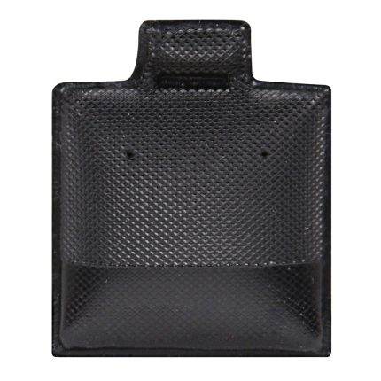 PUFF EARRING CARD INSERTS BLACK