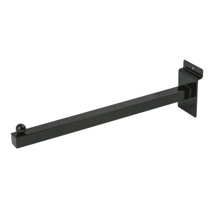 12" SQUARE SLATWALL  FACEOUT BLACK