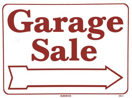 GARAGE SALE SIGN