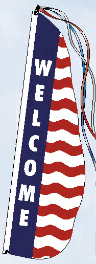 FEATHER DANCER FLAG WELCOME KIT