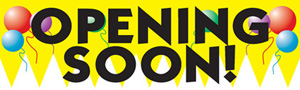 OPENING SOON VINYL BANNER