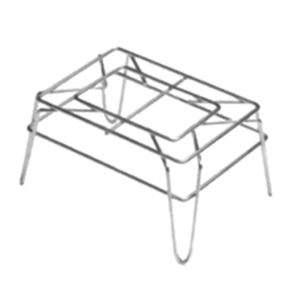WIRE SHOPPING BASKET STAND