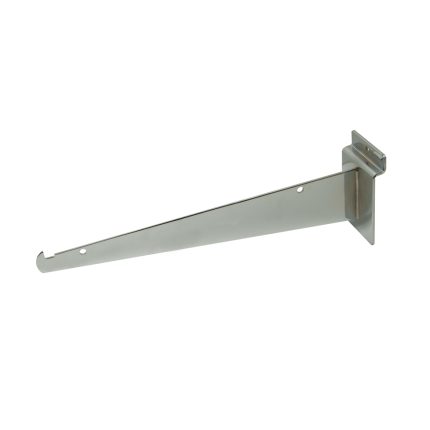 6" SLATWALL SHELF BRACKET, CHROME