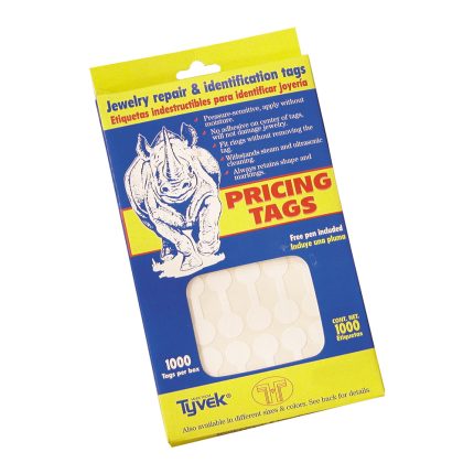 ADHESIVE JEWELRY BARBELL TAGS