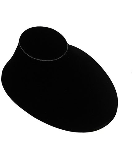 SINGLE NECKLACE BUST DISPLAY BLACK