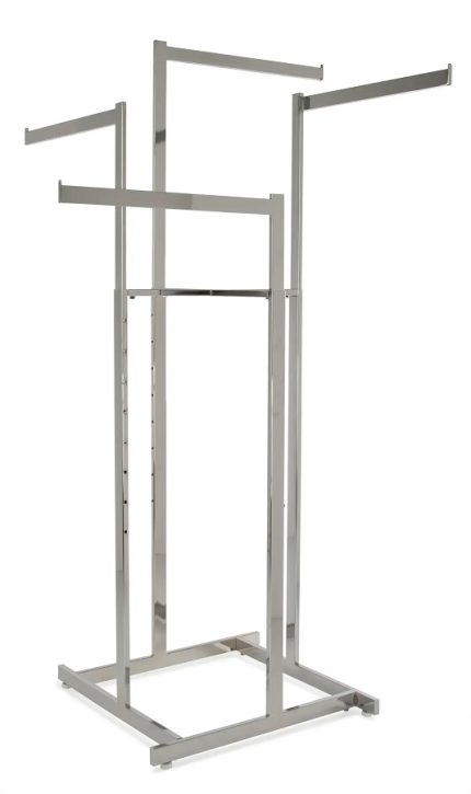 HI-CAPACITY 4-WAY RACK WITH 4 STRAIGHT ARMS
