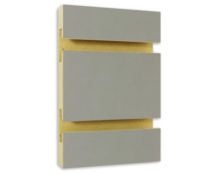 DARK GRAY MELAMINE SLATWALL 4'H X 8'L