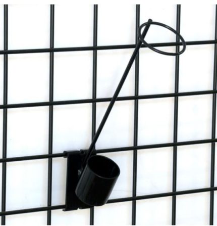 GRIDWALL FLAG/STEM HOLDER BLACK
